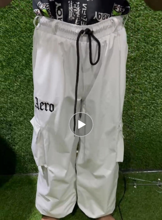 White Aero Pants